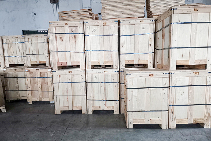 Esportare imballaggi in legno